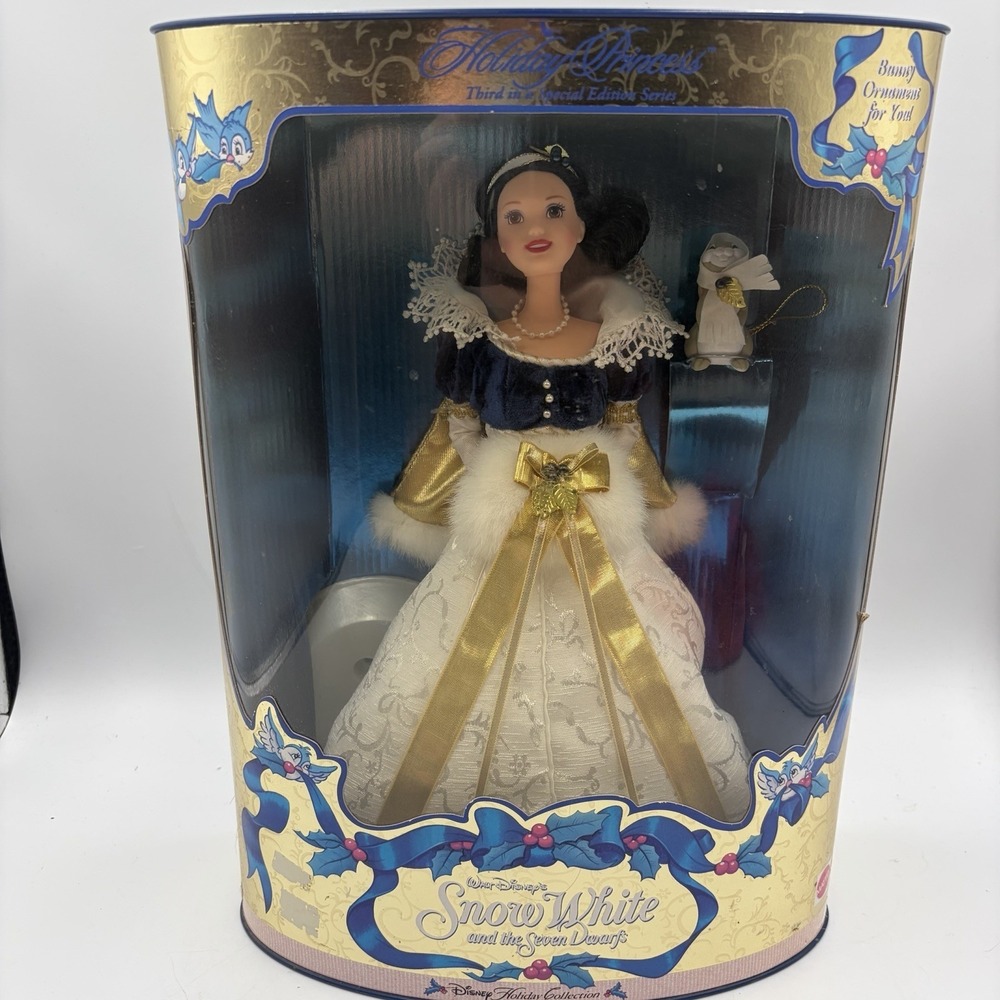 1998‎ Special Edition Disney Snow White Holiday Princess doll Mattel 19898 New